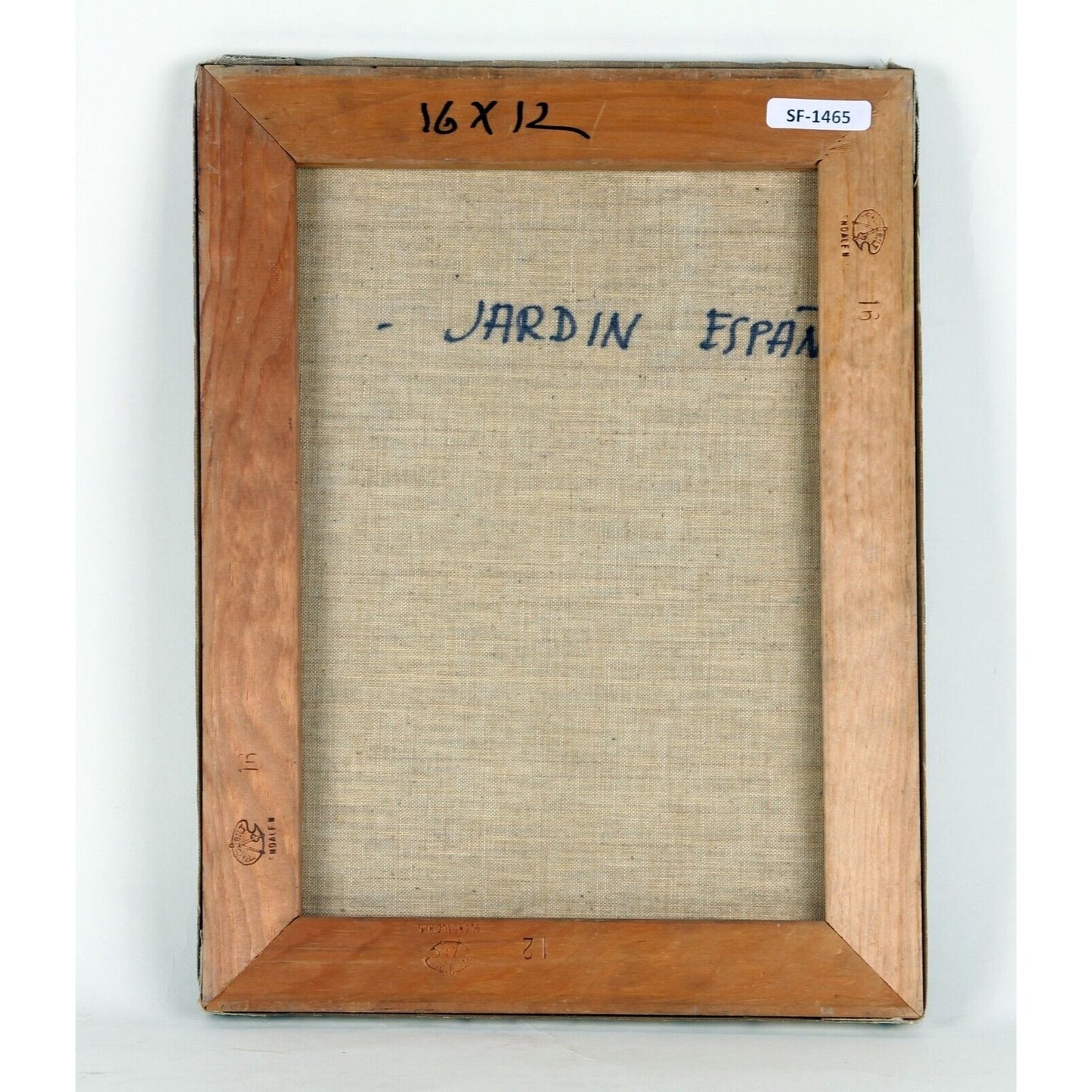 "Untitled" by Jardin Espan, Oil Painting on Canvas, 16x12