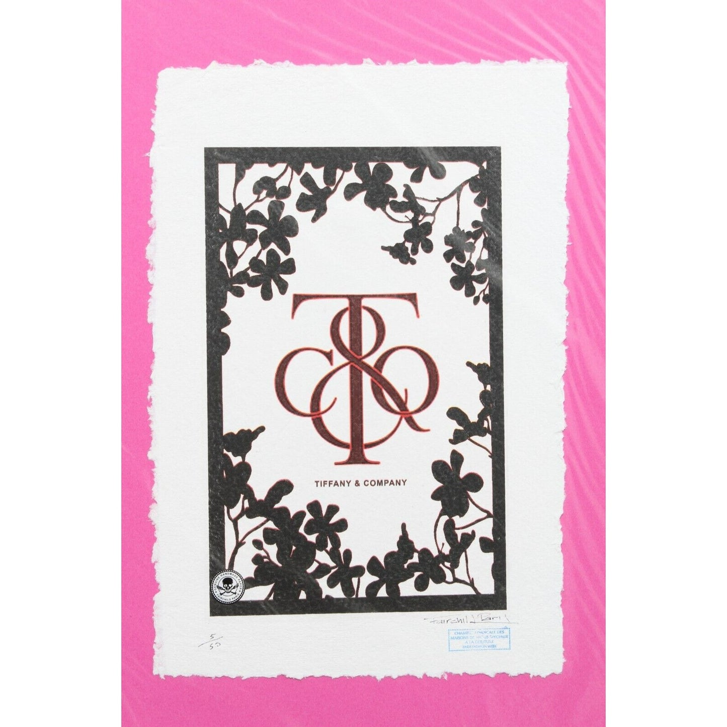 Tiffany & Co. Print By Fairchild Paris LE 5/50