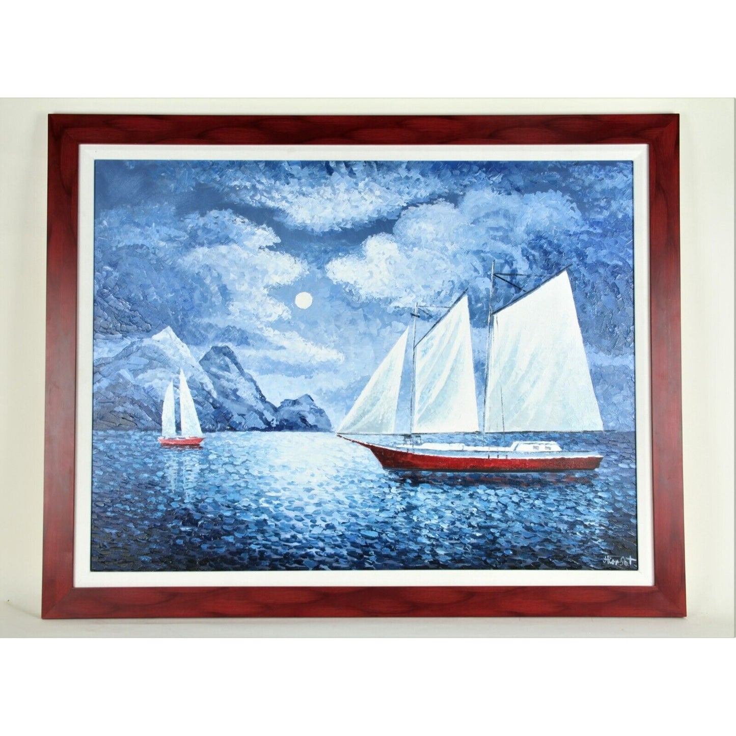 Night Of The Big Tide by Alexander Antanenka Signed Original Oil Painting Large