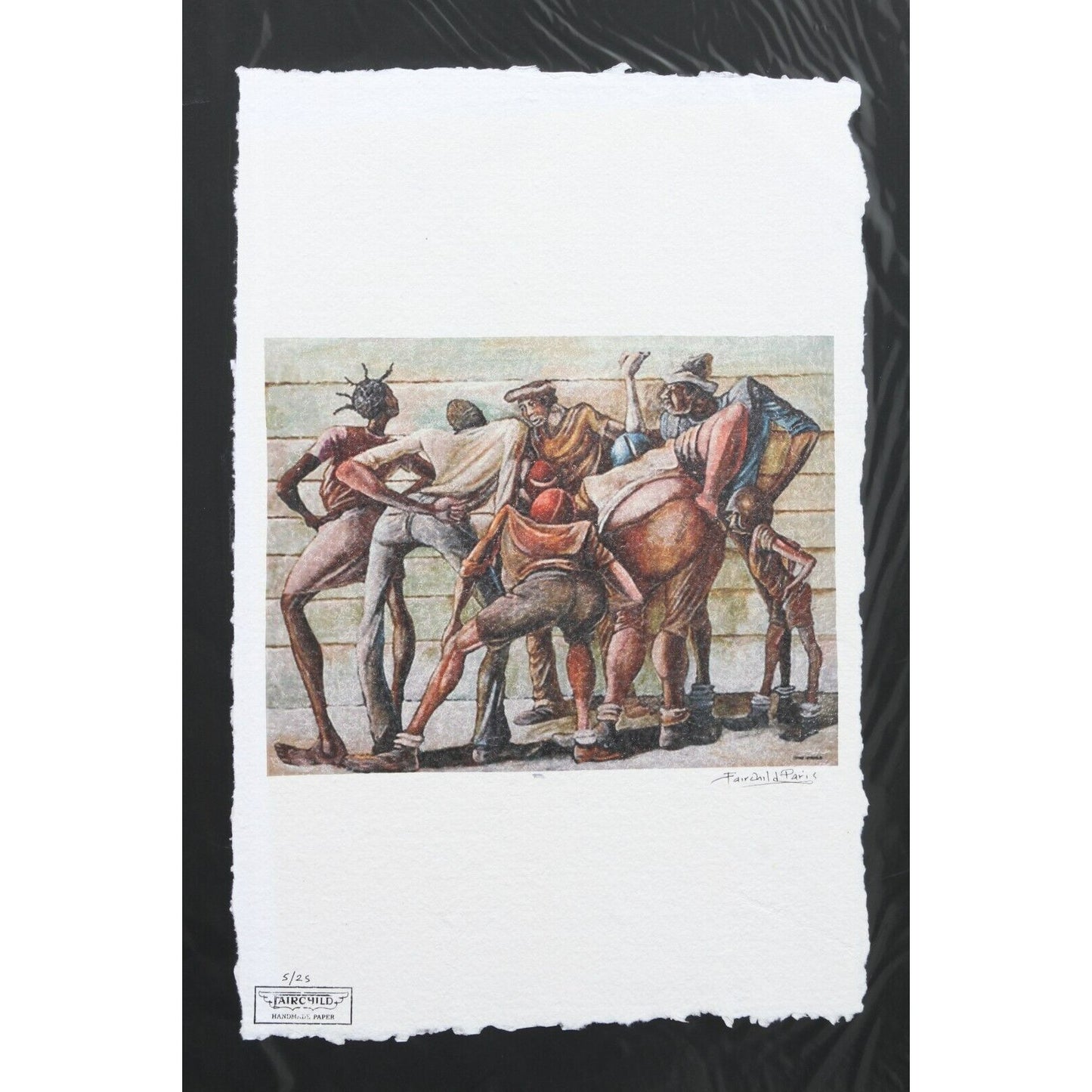 Football Huddle Print By Fairchild Paris LE 5/25