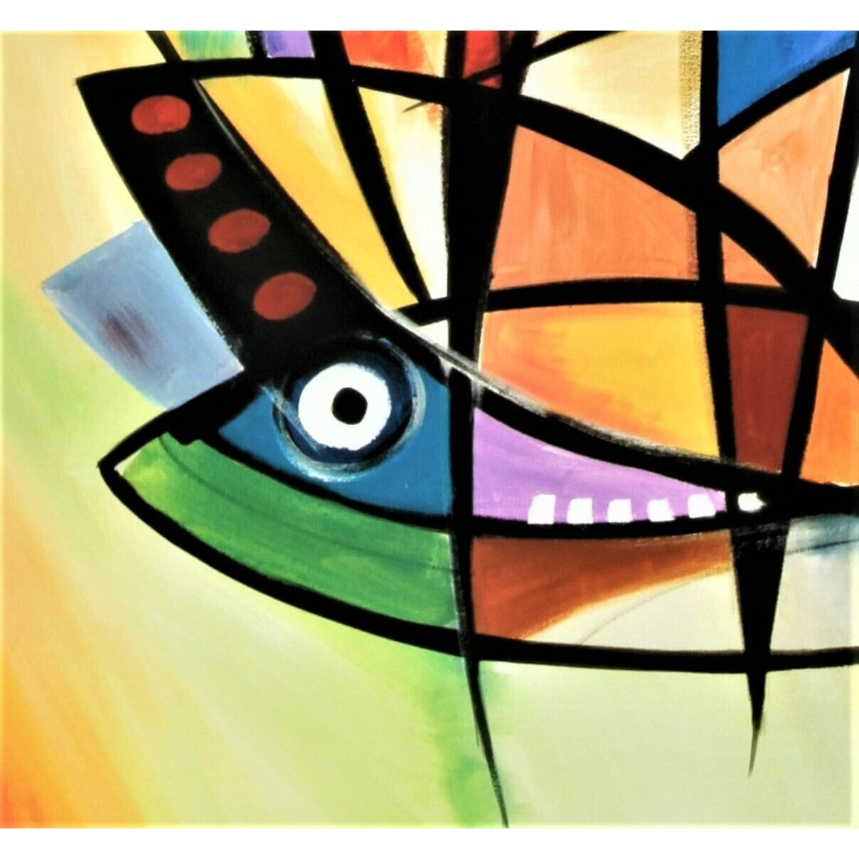 Rhythm in the Tropics by Alfred Gockel Seriolithograph on Paper Signed in Plate