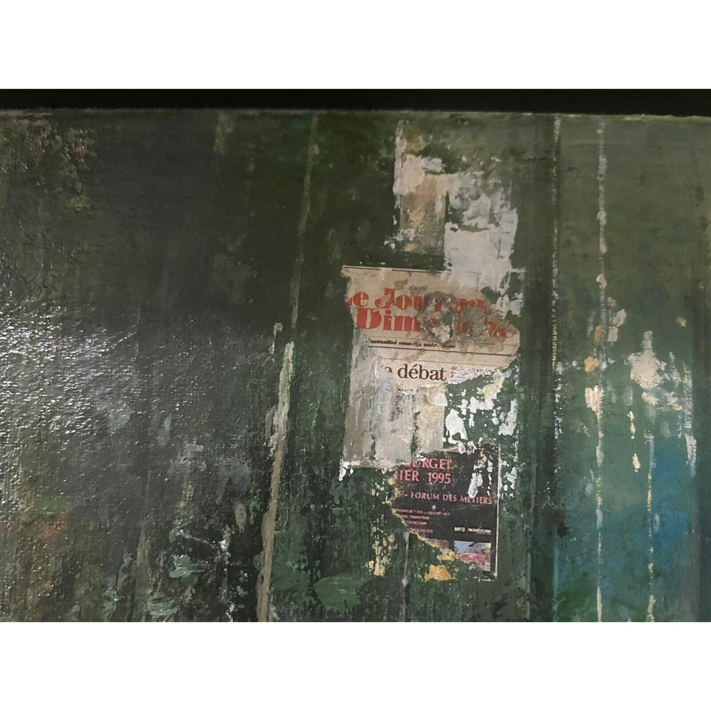 Untitled Mixed Media Collage by Chiu Tak Hak Framed Painting 1995