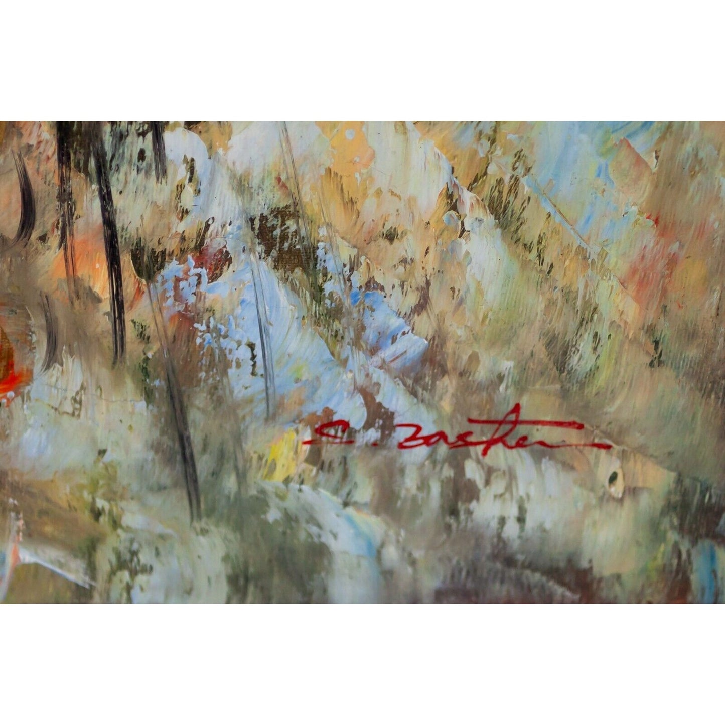 Gorgeous Acrylic Painting of Three Clowns by C Zasher 36" x 24"