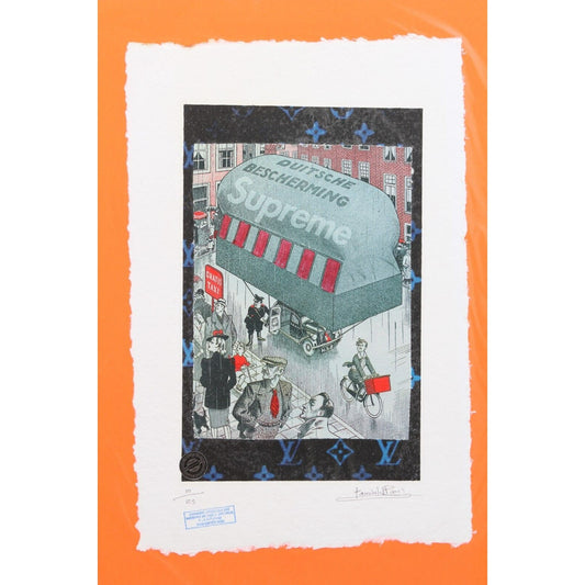 Supreme Street Cartoon Print By Fairchild Paris LE 10/25