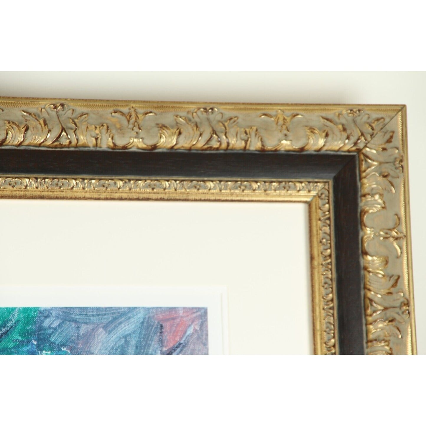 Indigo Chapeau by Itzchak Tarkay Signed in Plate Seriolithograph Print 25" x 25"