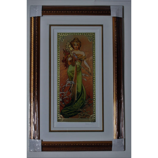 "The Seasons: Spring" (1900) by (After) Alphonse Mucha Signed No. 232/475 Giclée