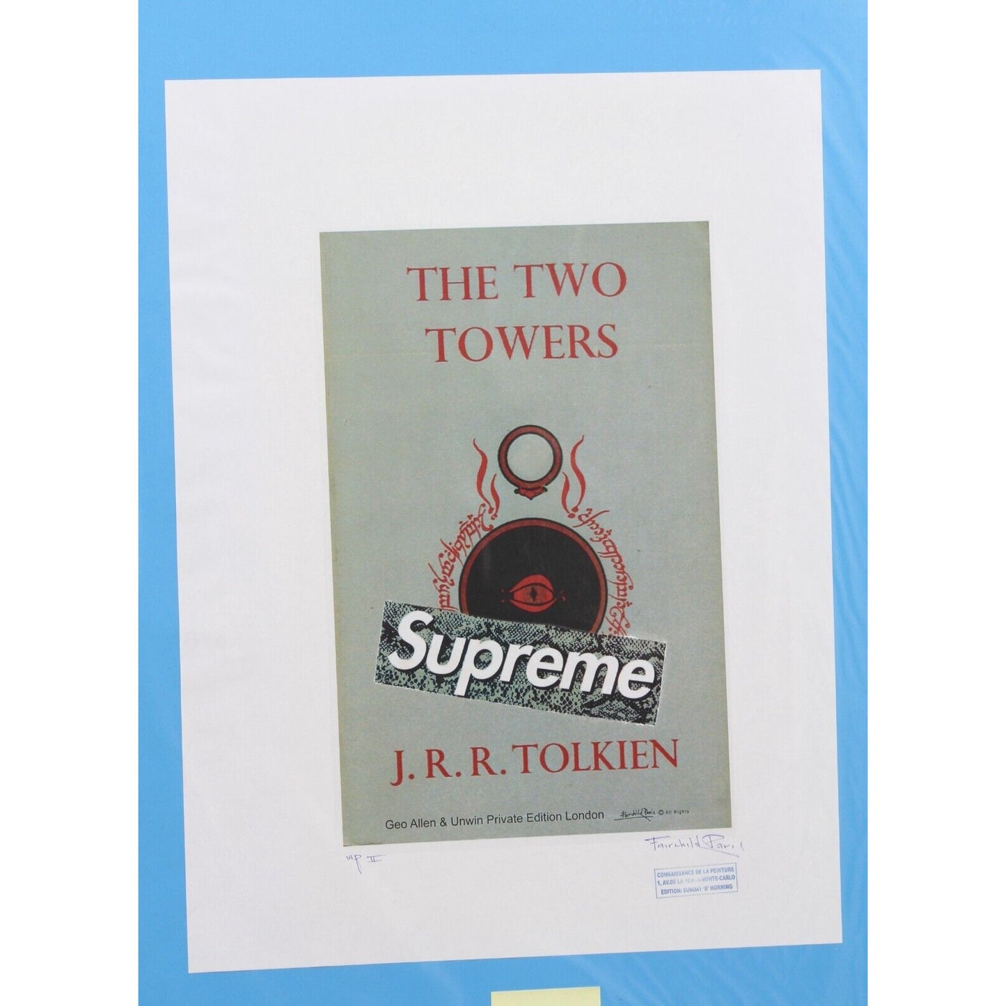 Tolkien TTT Supreme Print By Fairchild Paris AP