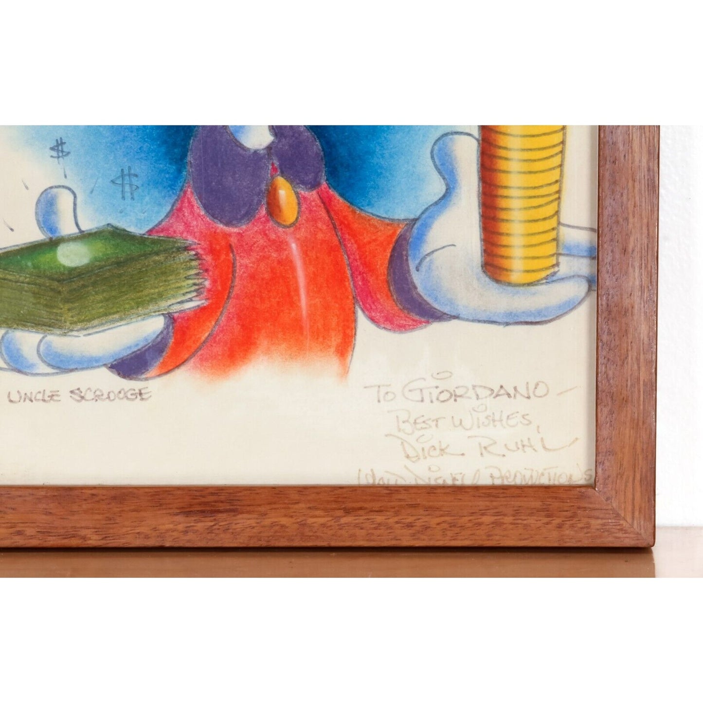 Lot of 3 Framed Dick Ruhl Original Marker Drawings Gorgeous!