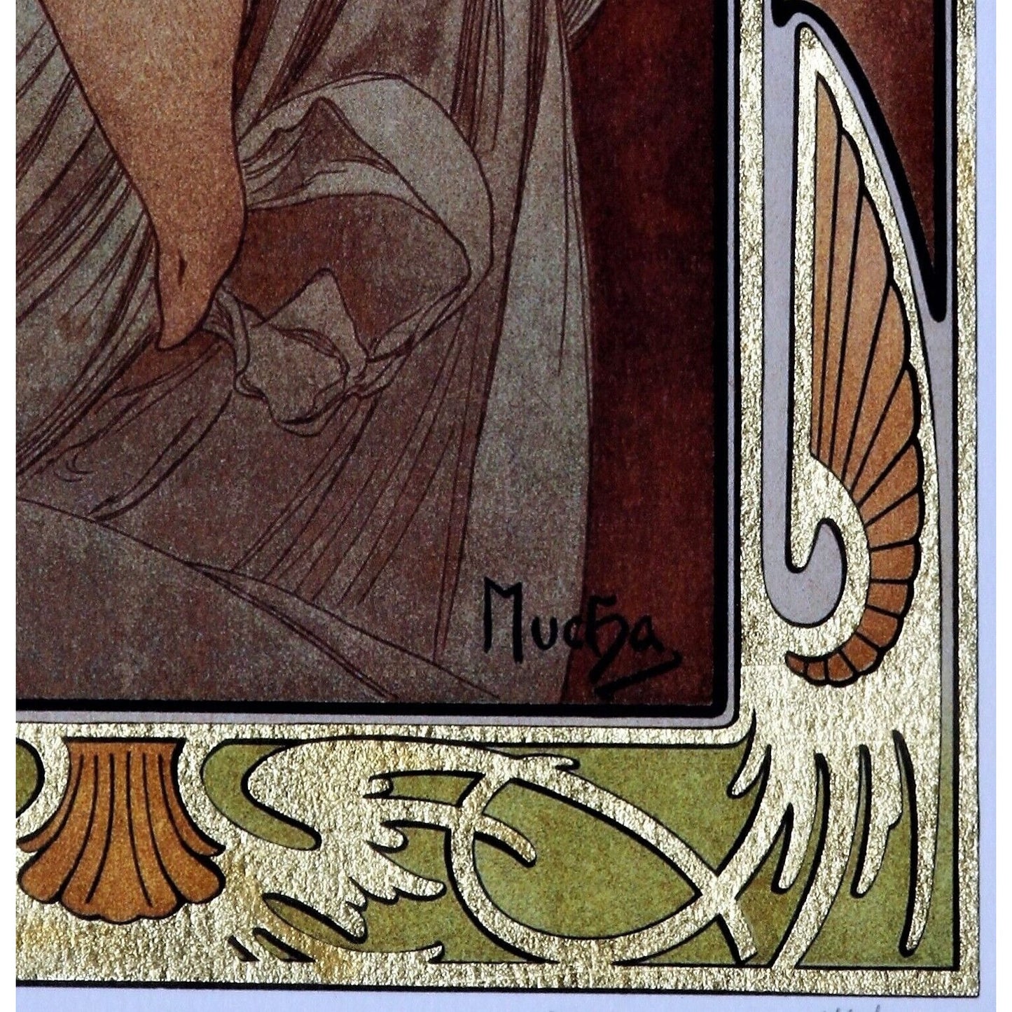 The Times of the Day: Night’s Rest (1899) by Alphonse Mucha Giclee LE No. 46/475