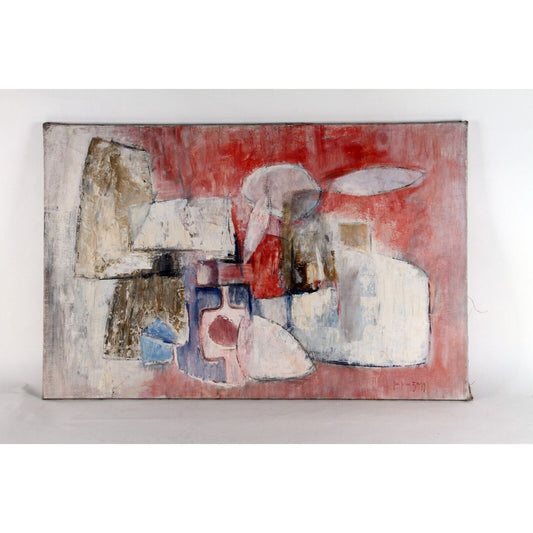 "Paris" (1959) by Jean Pierre Zingg, Oil on Canvas, Unframed 26x40