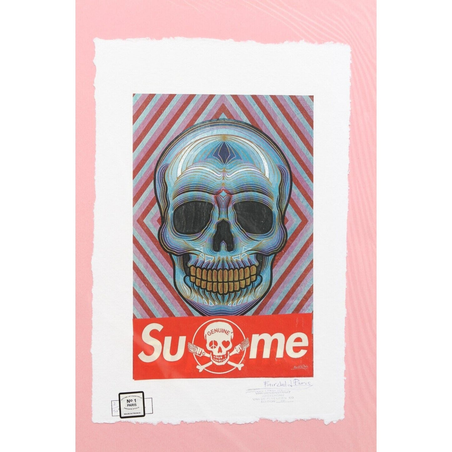 Supreme Skull Print By Fairchild Paris LE 2/50