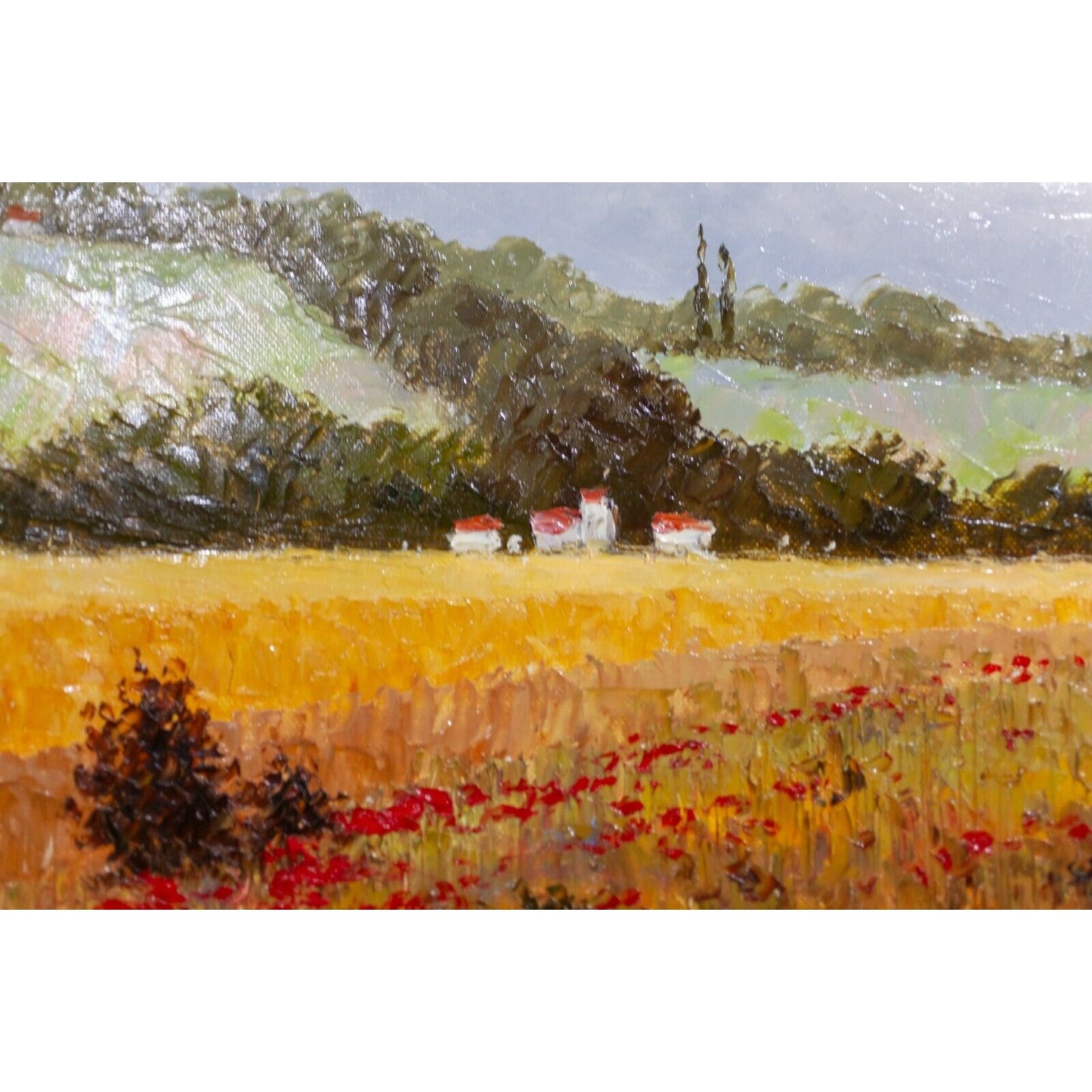 Untitled Landscape Framed Oil Painting signed Alson