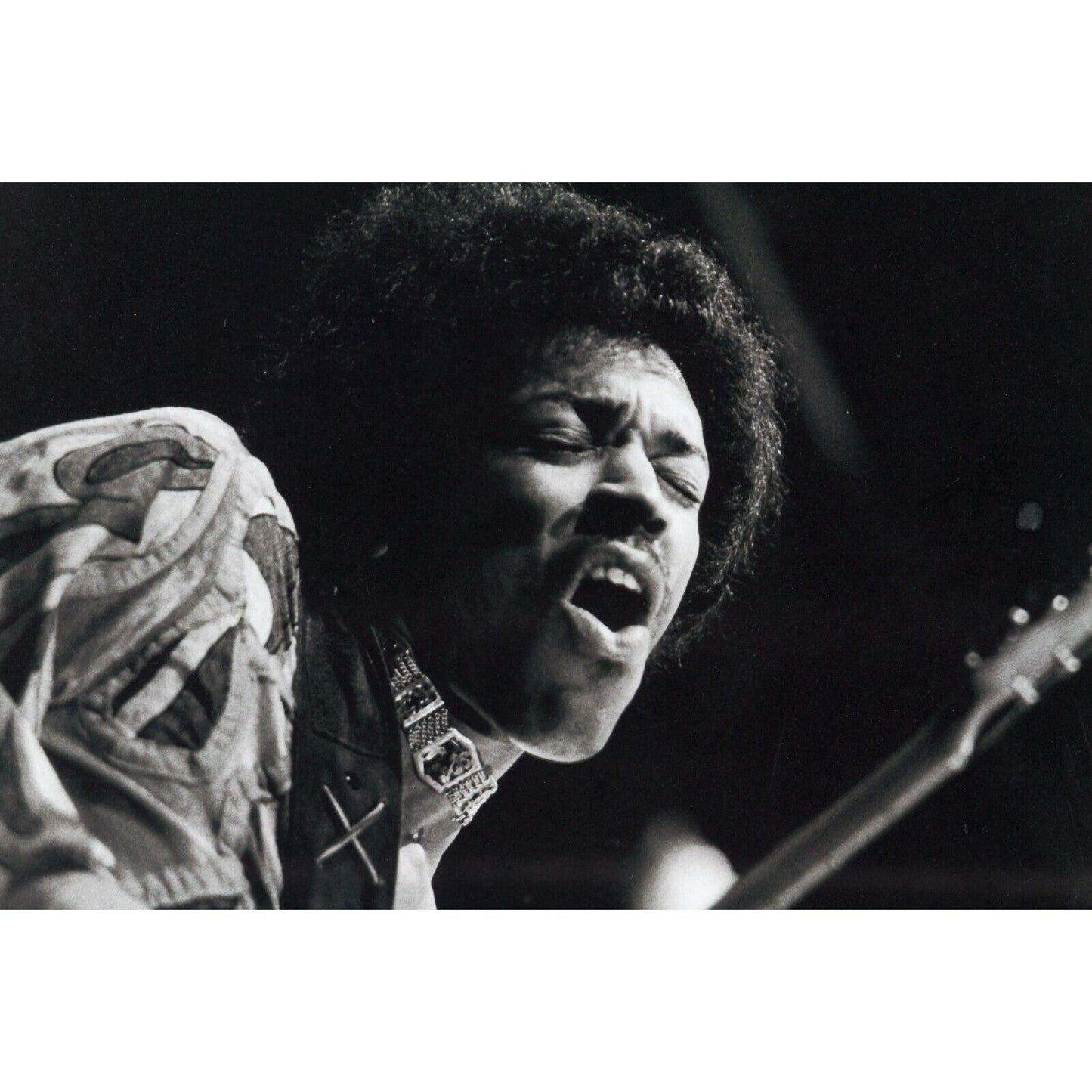 Purple Haze 1970  by Hulton Getty Embossed Sample NFS Photo Print Framed