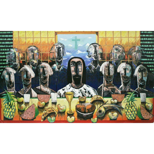 Vladimir Cora Serigraph LE of 250 "La Ultima Assembla" The Last Supper 2003