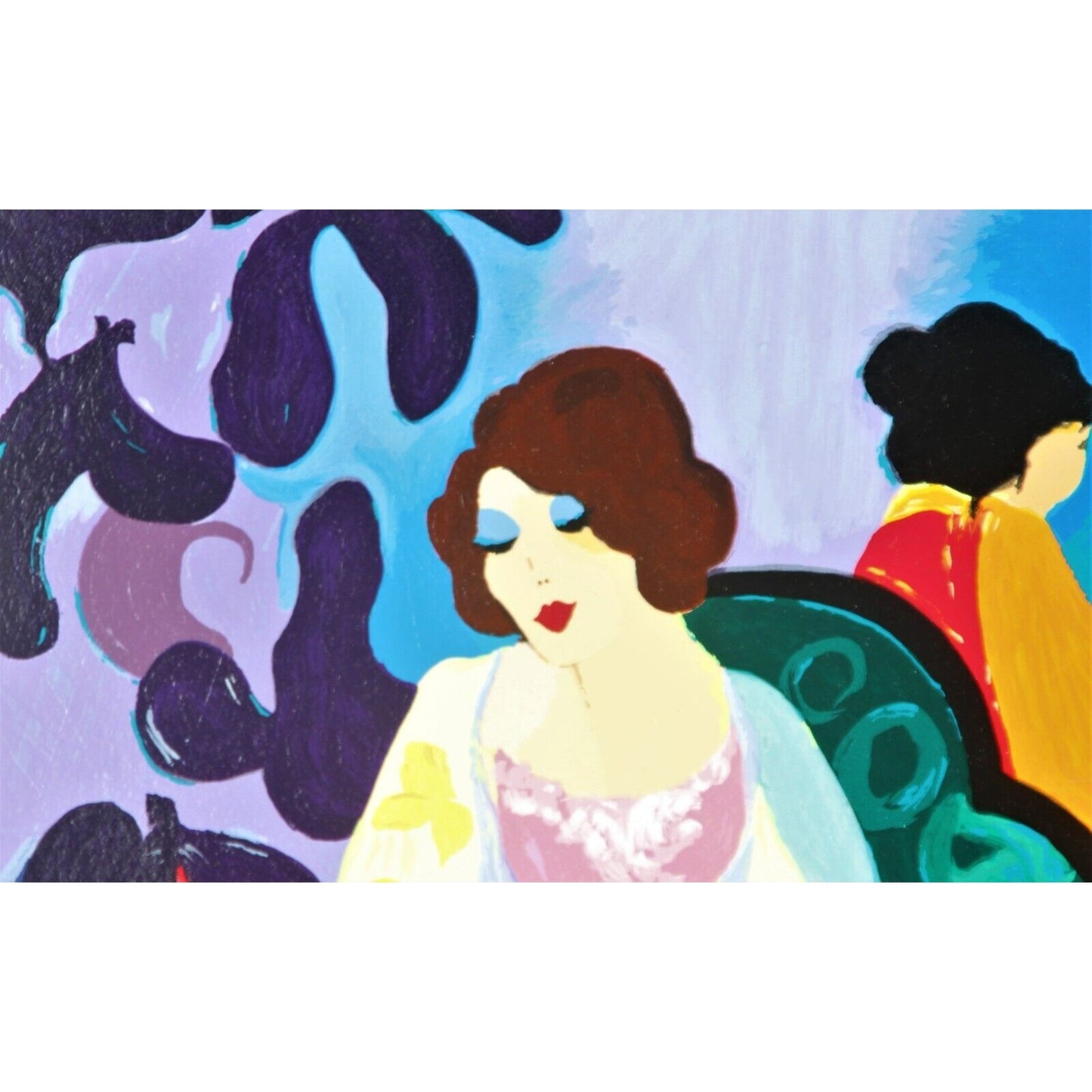 "Sasha, Sandra, and Sophie" by Itzchak Tarkay Signed Serigraph Print 333/350