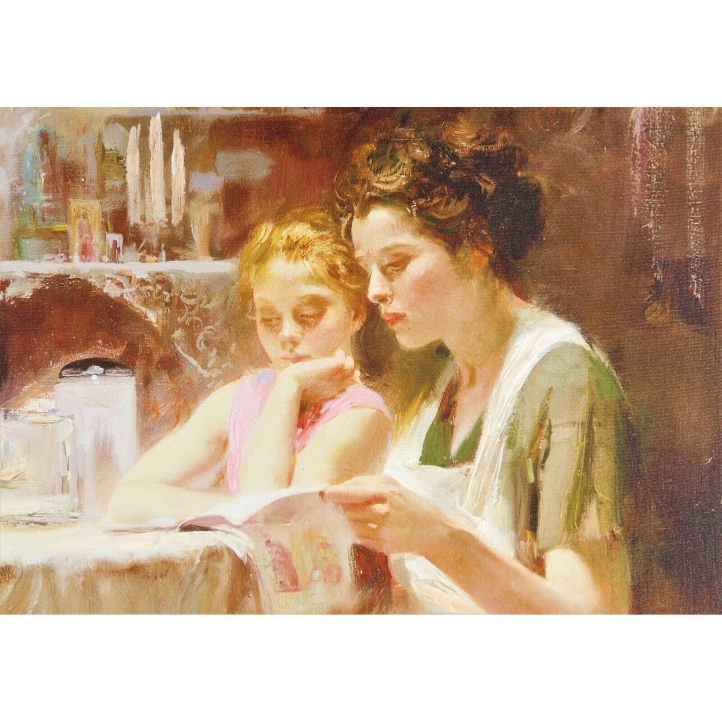 "Distant Thoughts" by Pino Daeni Embellished Giclée on Canvas Signed #5/95 AP