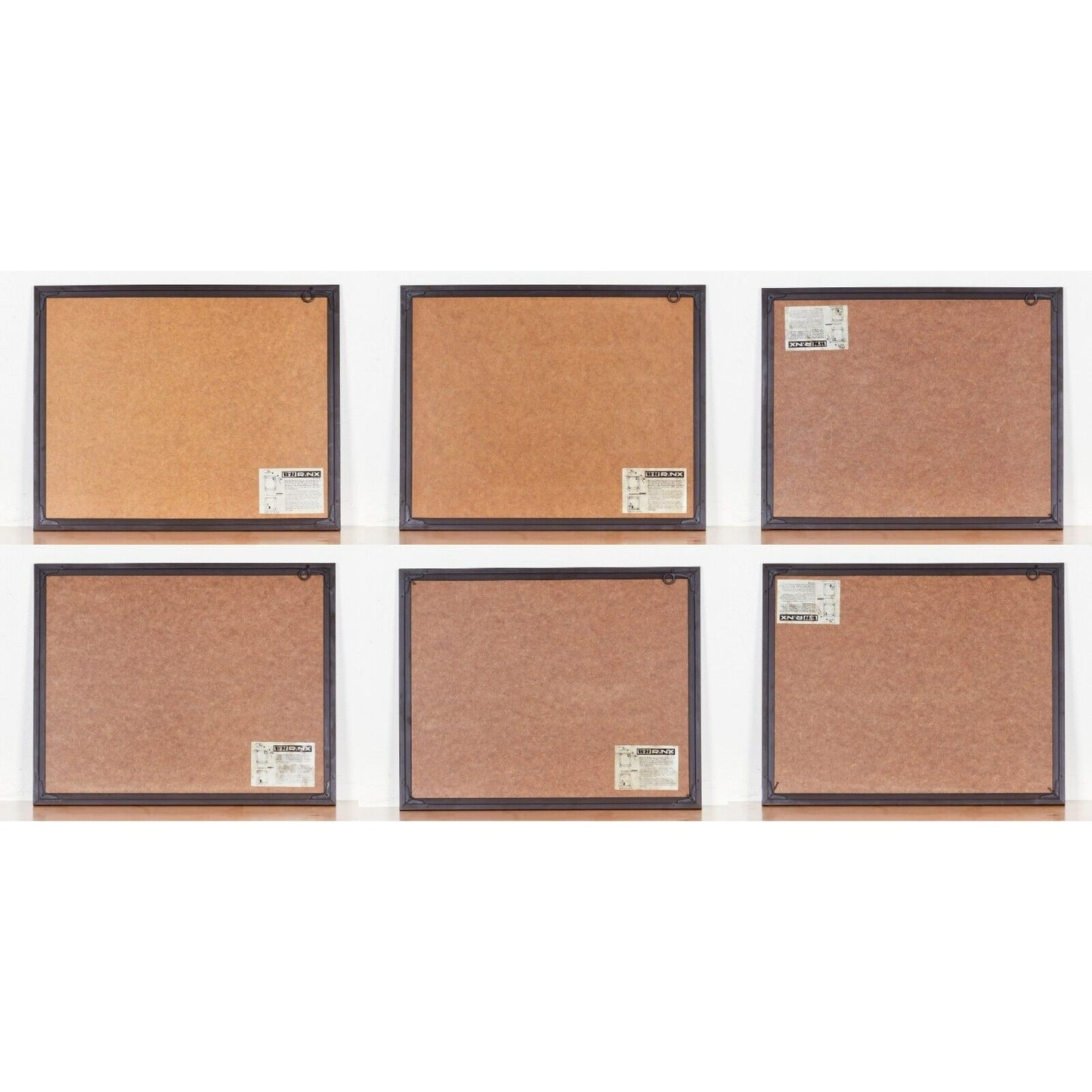 Lot of 6 18th Century Von Reilly European Map Etchings Framed Some Damage