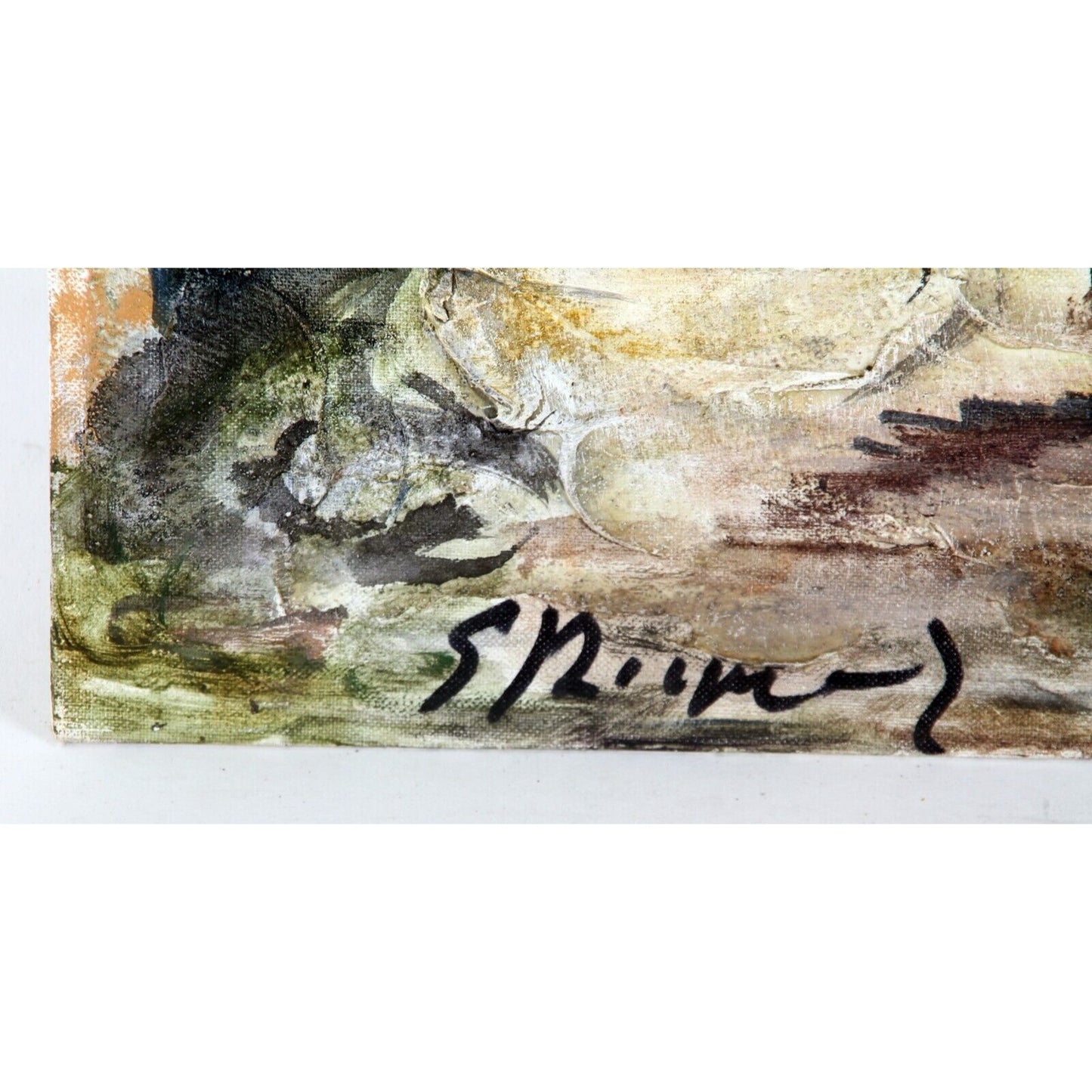 "Vielle a Soefer I" by S. Raphael, Oil Painting on Board, 20x16