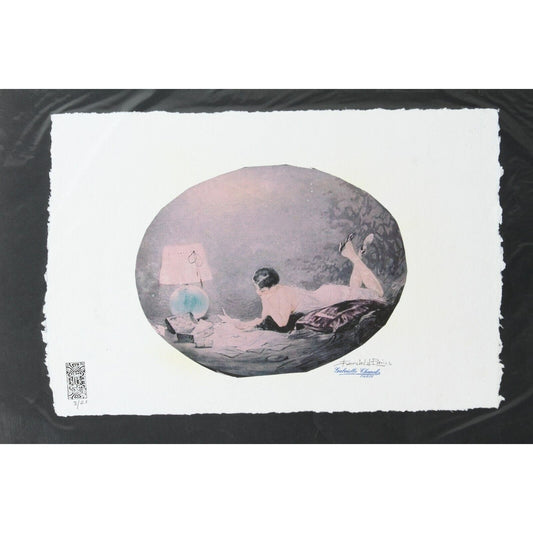 Woman Reading Print By Fairchild Paris LE 3/25