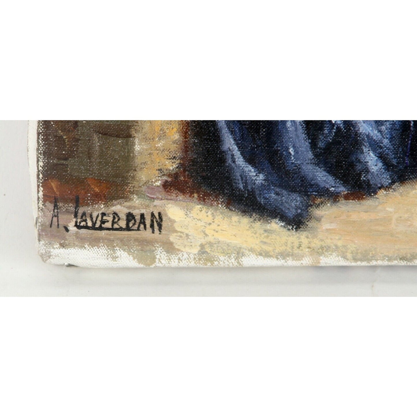 "Untitled" by Laverdan, Oil Painting on Canvas, 10.5x9