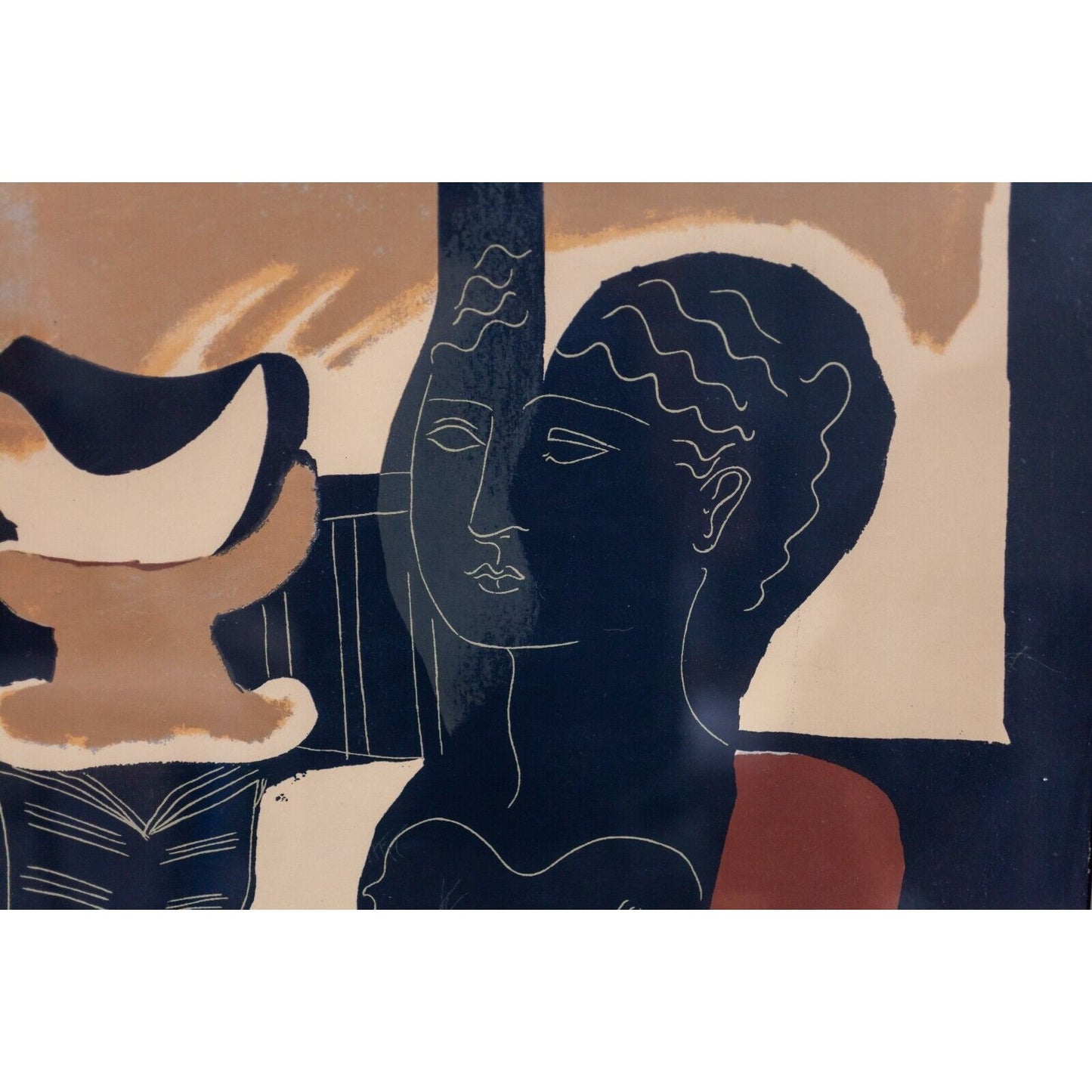 After Pablo Picasso ''Nature Morte a la Tete Antique'' 1964 Collotype Print