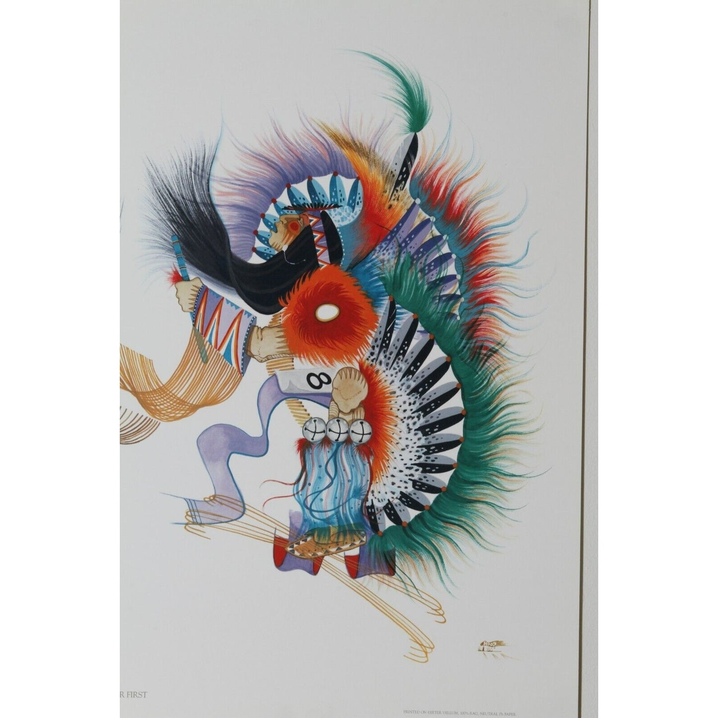 "Tied for First" by Rance Hood Lithograph on Paper LE #1142/1500 Unframed