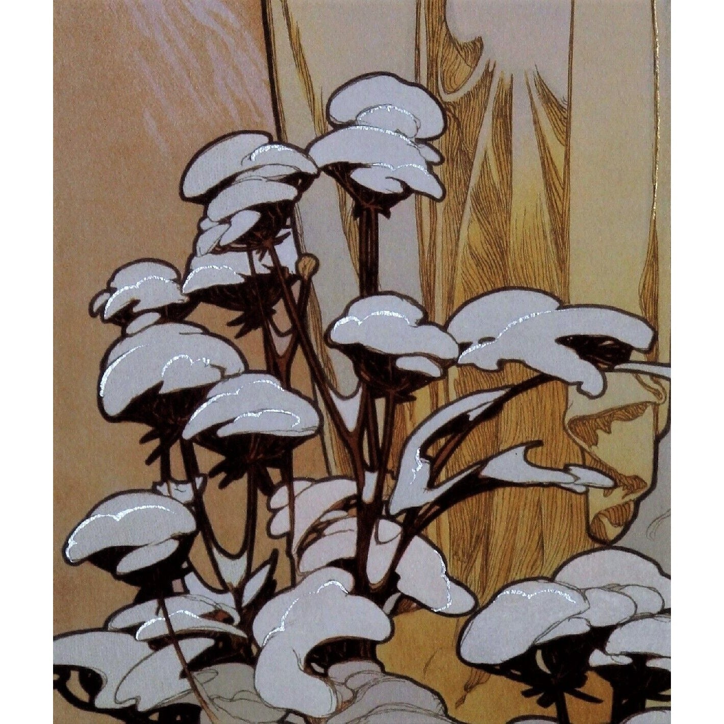 The Seasons: Winter (1900) by Alphonse Mucha Signed LE No. 127/475 Giclée