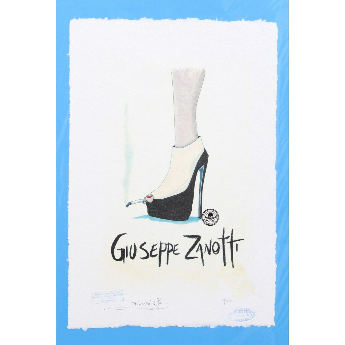 Giuseppe Zanotti Print By Fairchild Paris LE 5/50