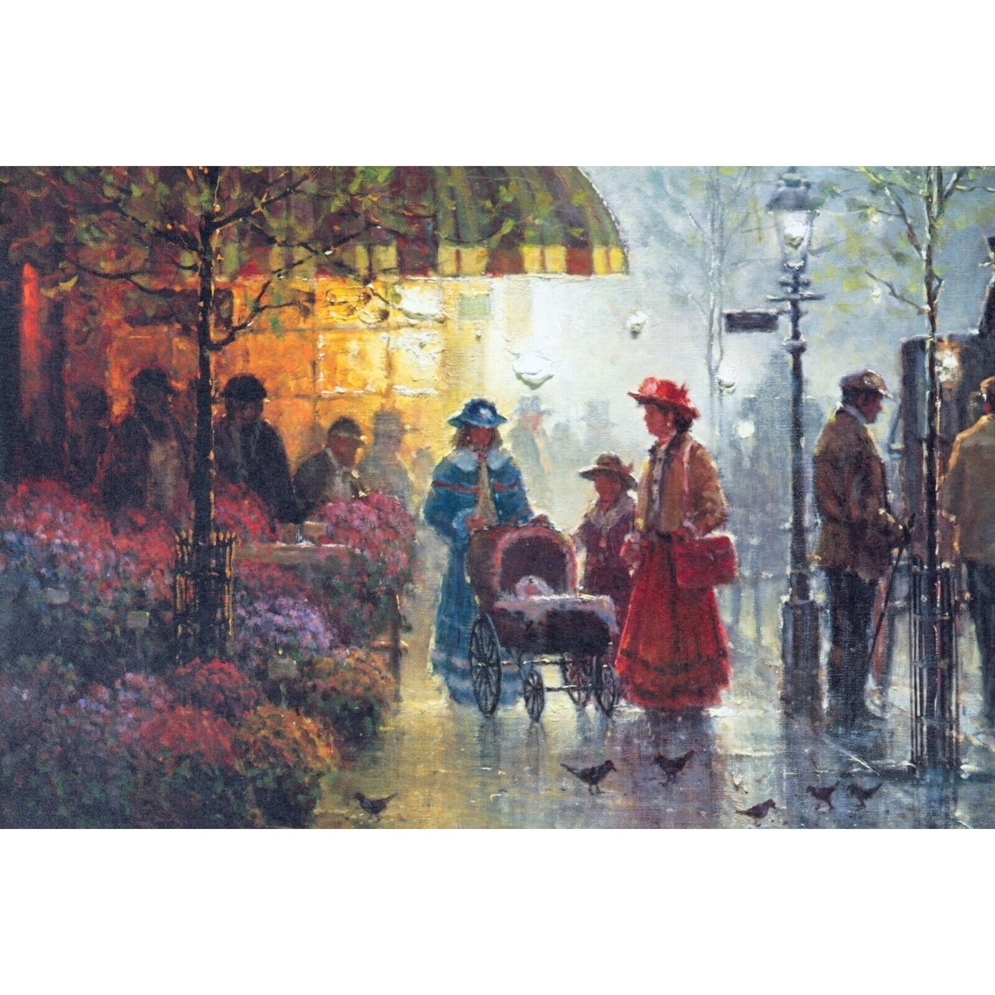 "The Blessing" by G Harvey Framed Lithograph w/ CoA Signed by Artist #12994