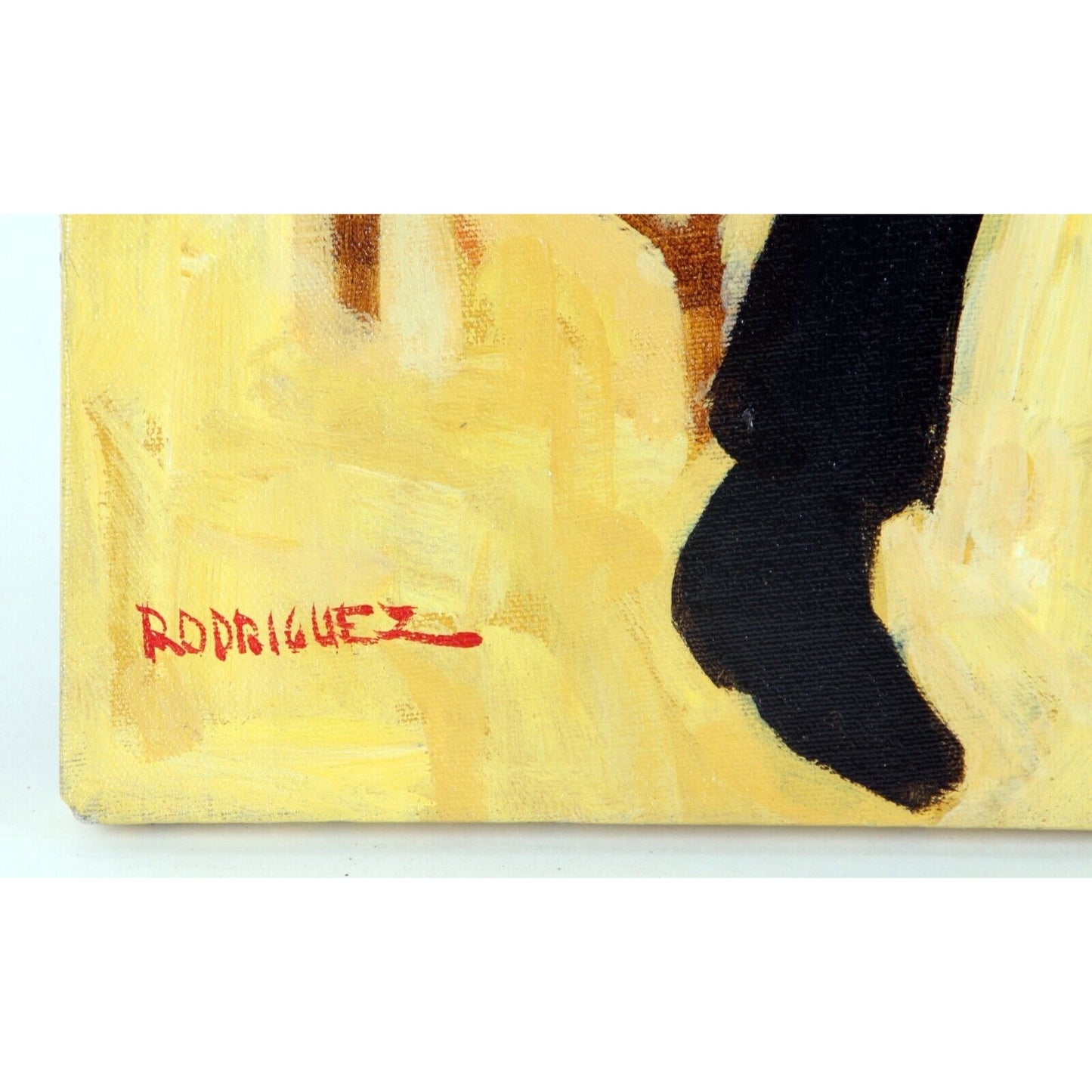 "Untitled" by Rodriguez, String Trio Musicians, Oil Painting on Canvas, 20x24