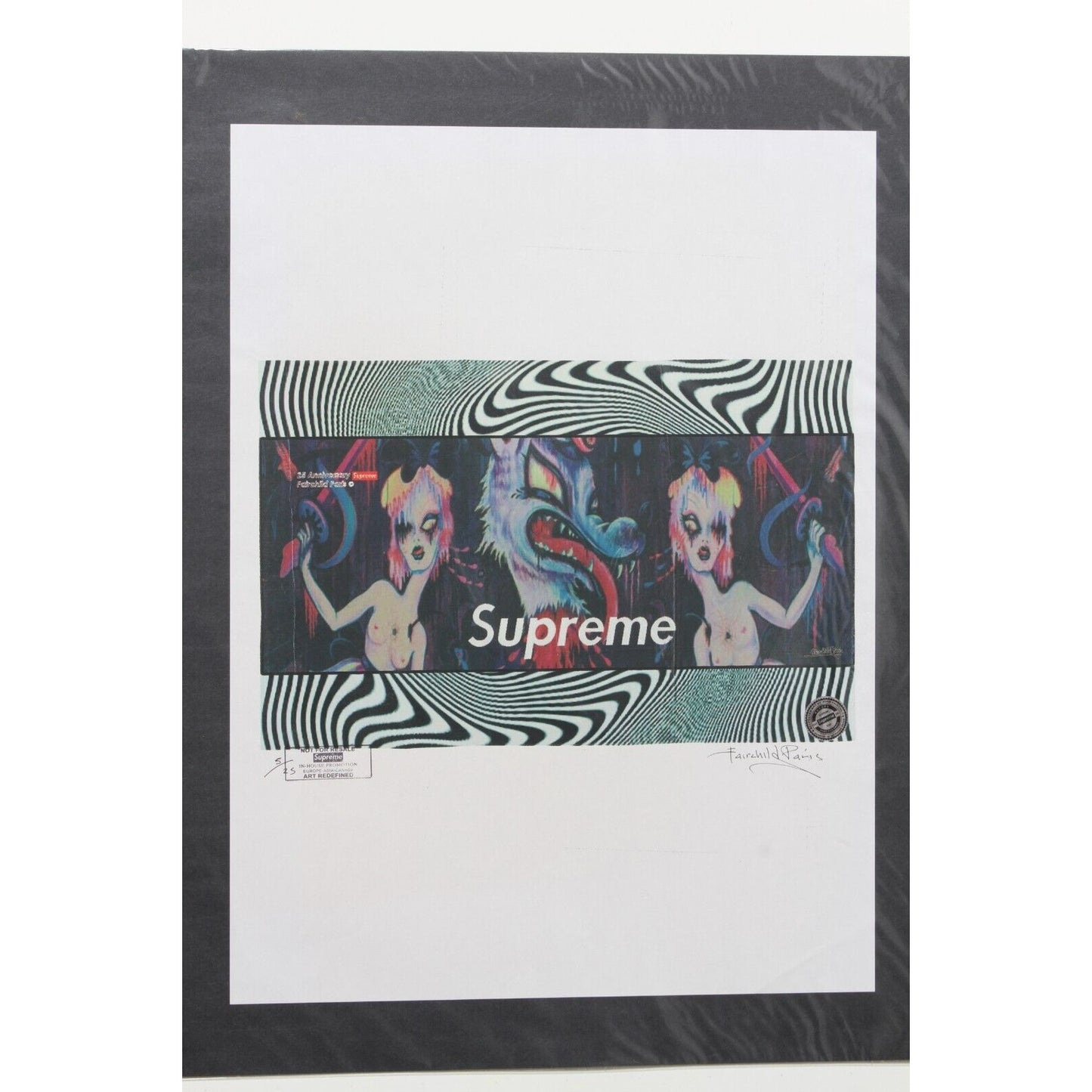 Supreme Wolf Print By Fairchild Paris LE 5/25