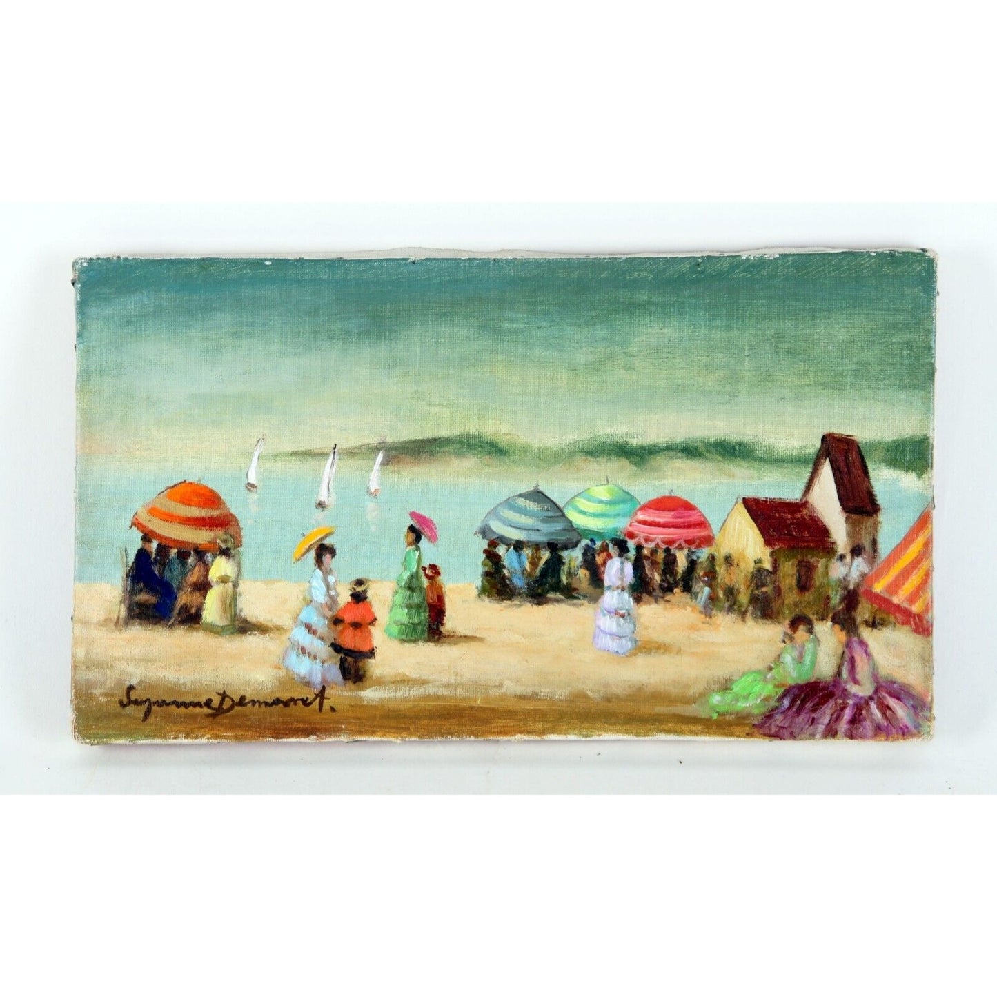 "Untitled" by Suzanne Demarest, Oil Painting on Canvas, 7x12.5