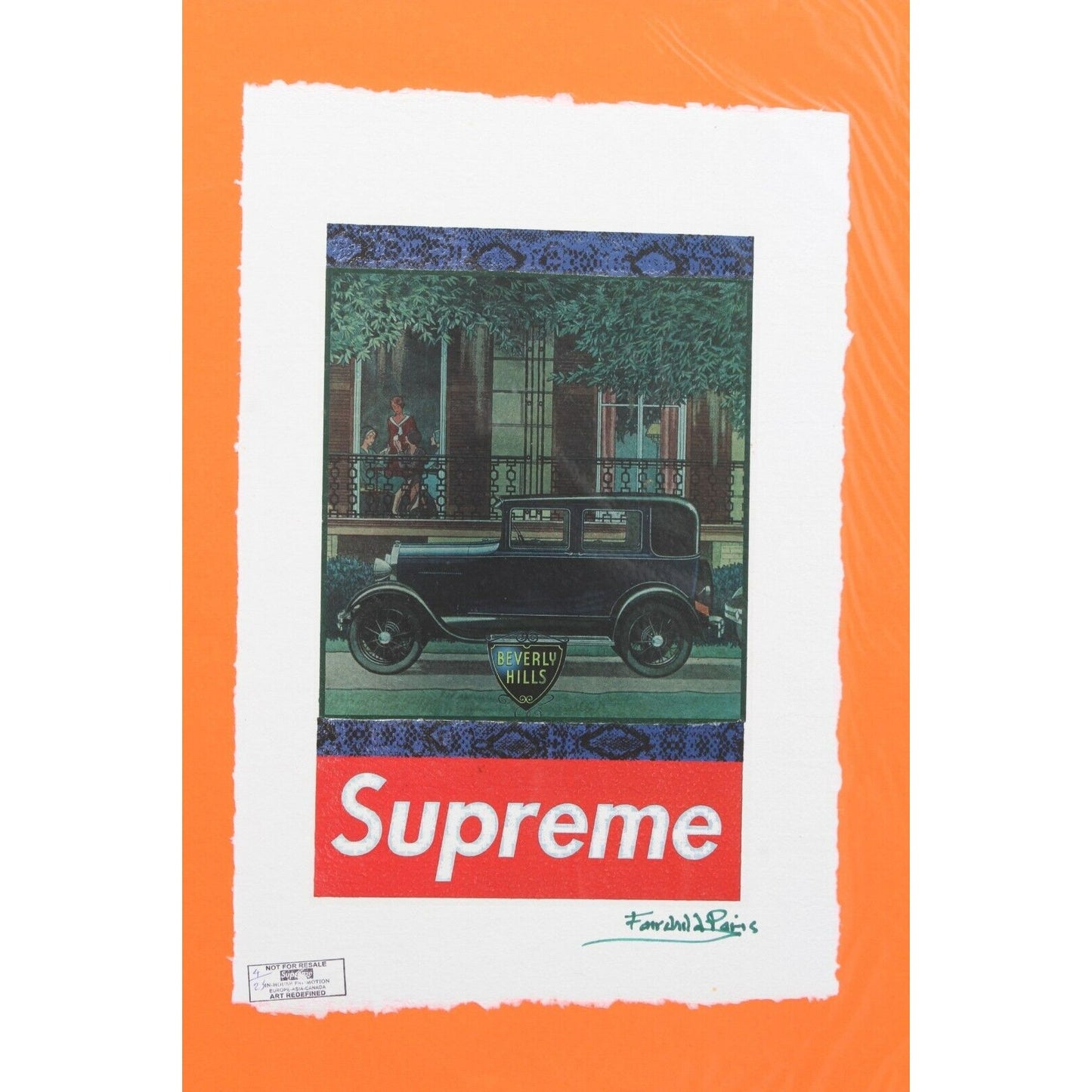 Supreme Beverly Hills Print By Fairchild Paris LE 4/25