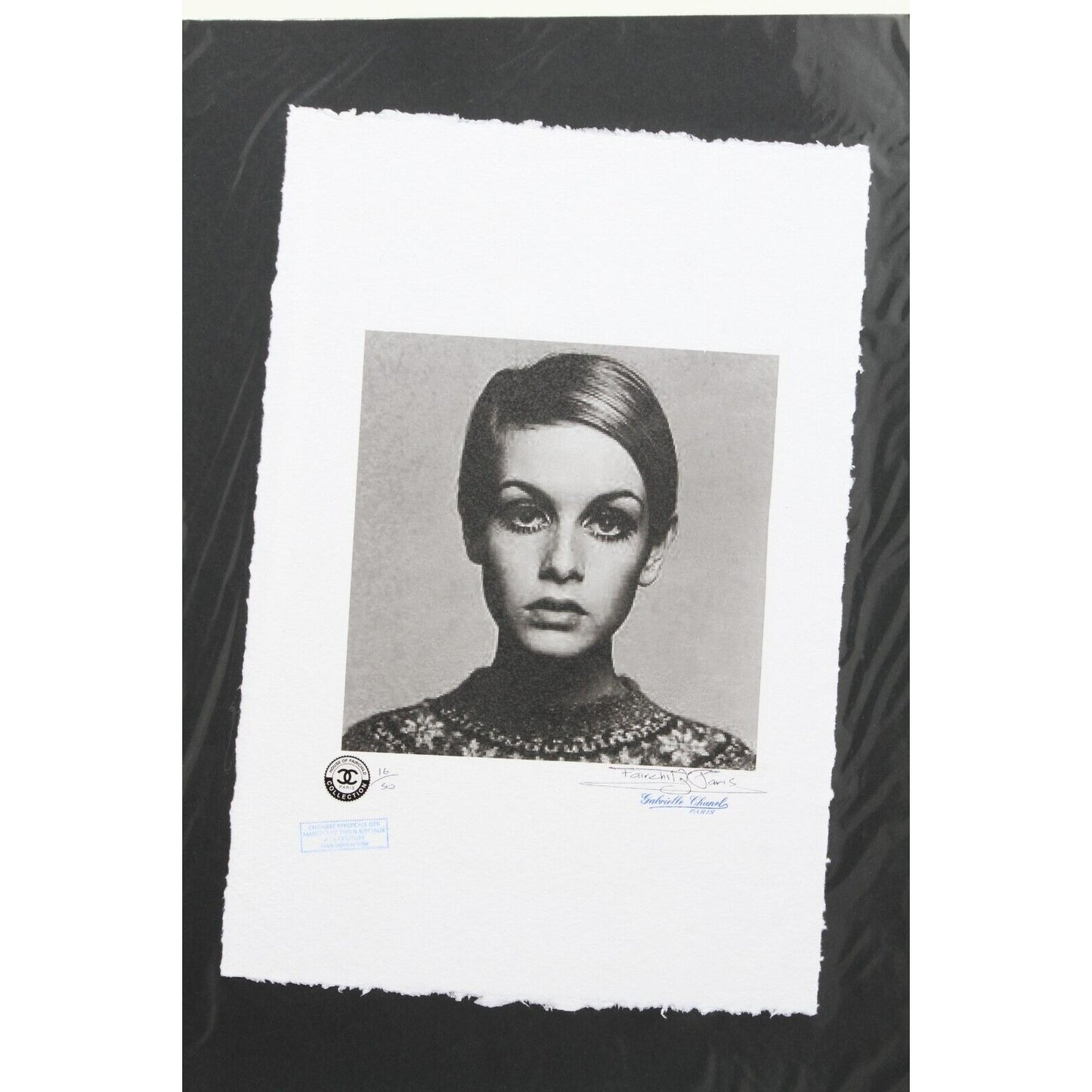 Chanel Twiggy Print By Fairchild Paris LE 16/50