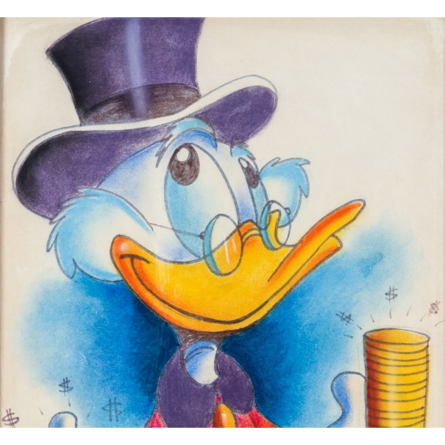 Lot of 3 Framed Dick Ruhl Original Marker Drawings Gorgeous!