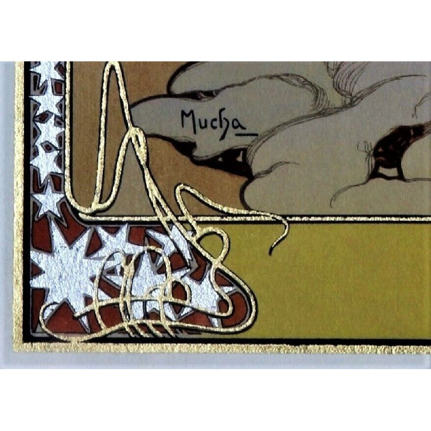 The Seasons: Winter (1900) by Alphonse Mucha Signed LE No. 127/475 Giclée