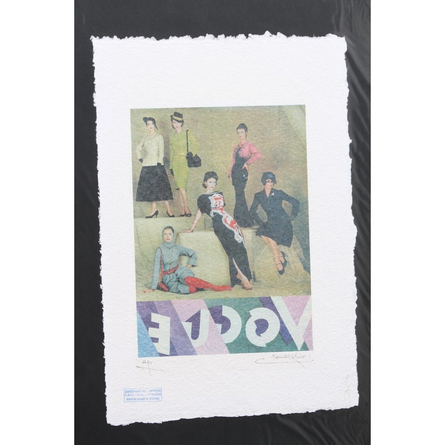 Reverse Vogue Print By Fairchild Paris AP