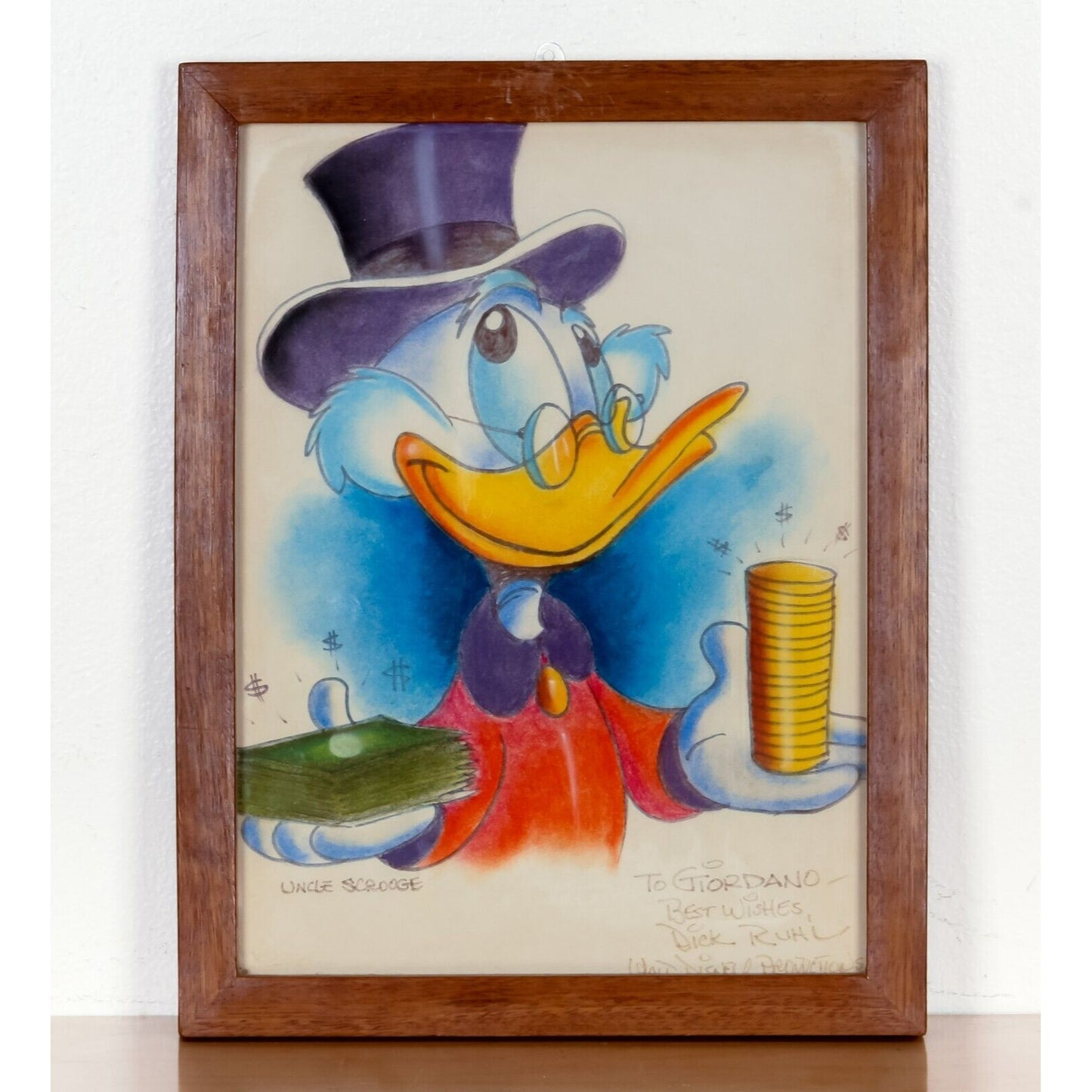 Lot of 3 Framed Dick Ruhl Original Marker Drawings Gorgeous!