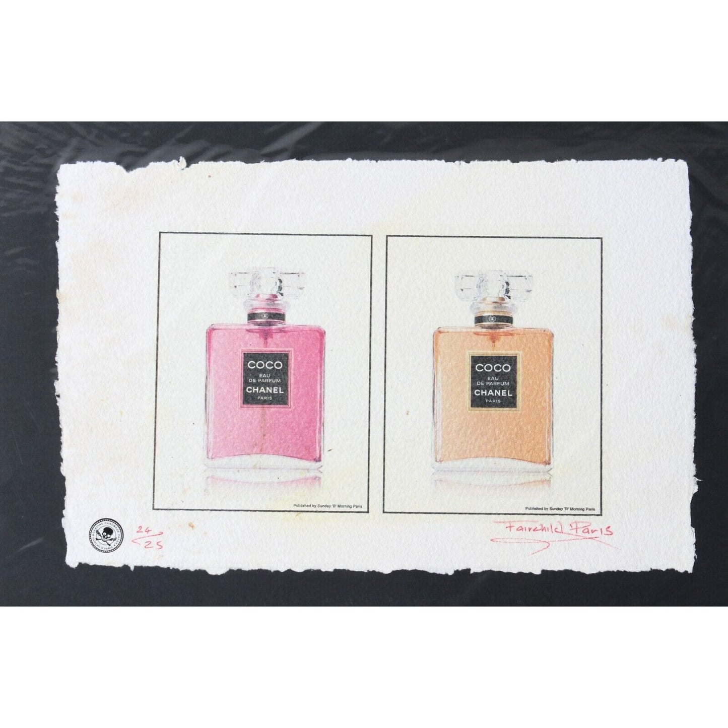Coco Chanel Perfume Print By Fairchild Paris LE 24/25