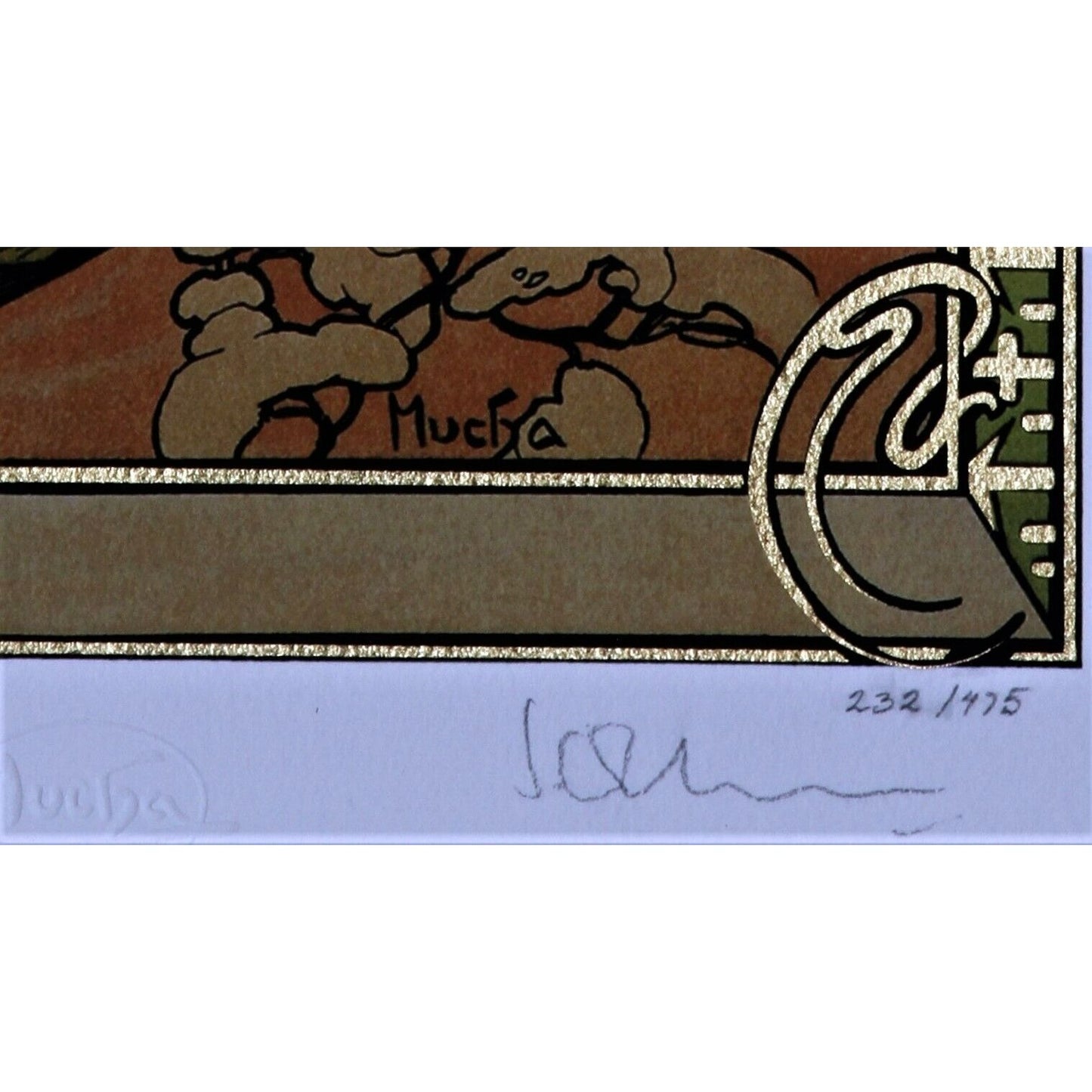 "The Seasons: Spring" (1900) by (After) Alphonse Mucha Signed No. 232/475 Giclée