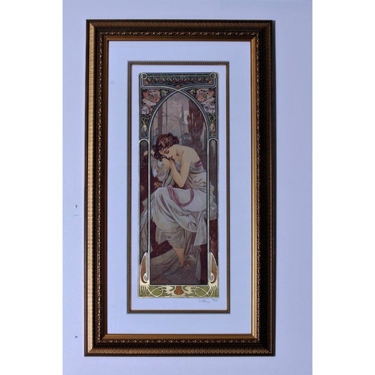 The Times of the Day: Night’s Rest (1899) by Alphonse Mucha Giclee LE No. 46/475