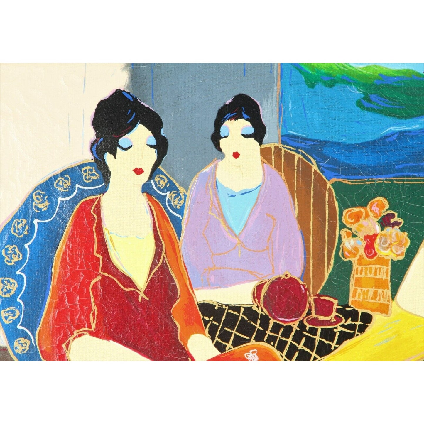 So Long to Summer Days by Itzchak Tarkay Signed Numbered 121/150 Serigraph Print