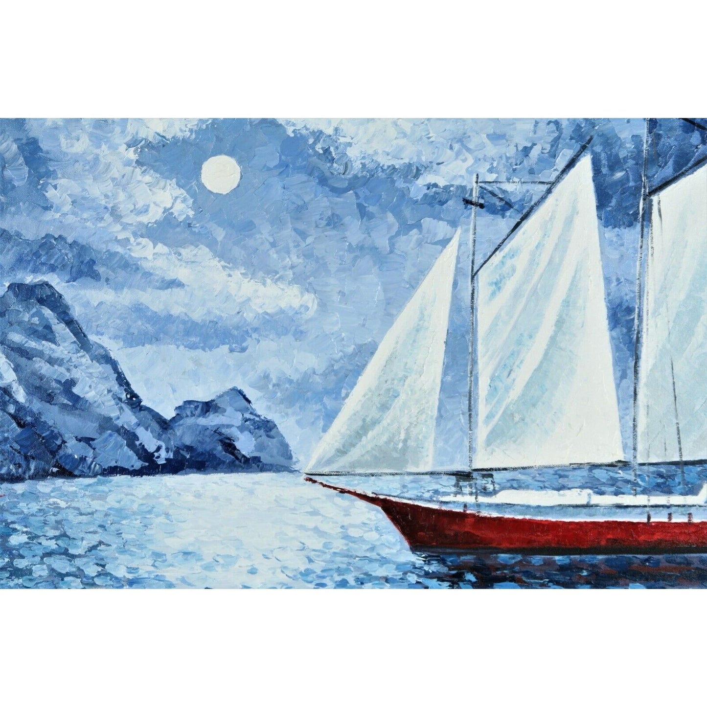 Night Of The Big Tide by Alexander Antanenka Signed Original Oil Painting Large