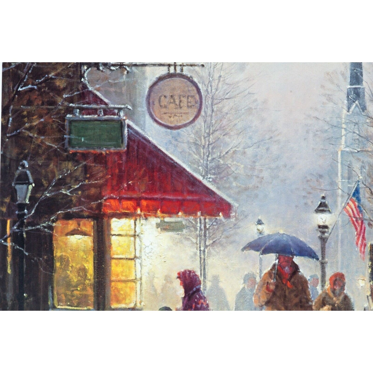 "Unto the Least of These" by G Harvey Framed Lithograph w/ CoA Signed by Artist