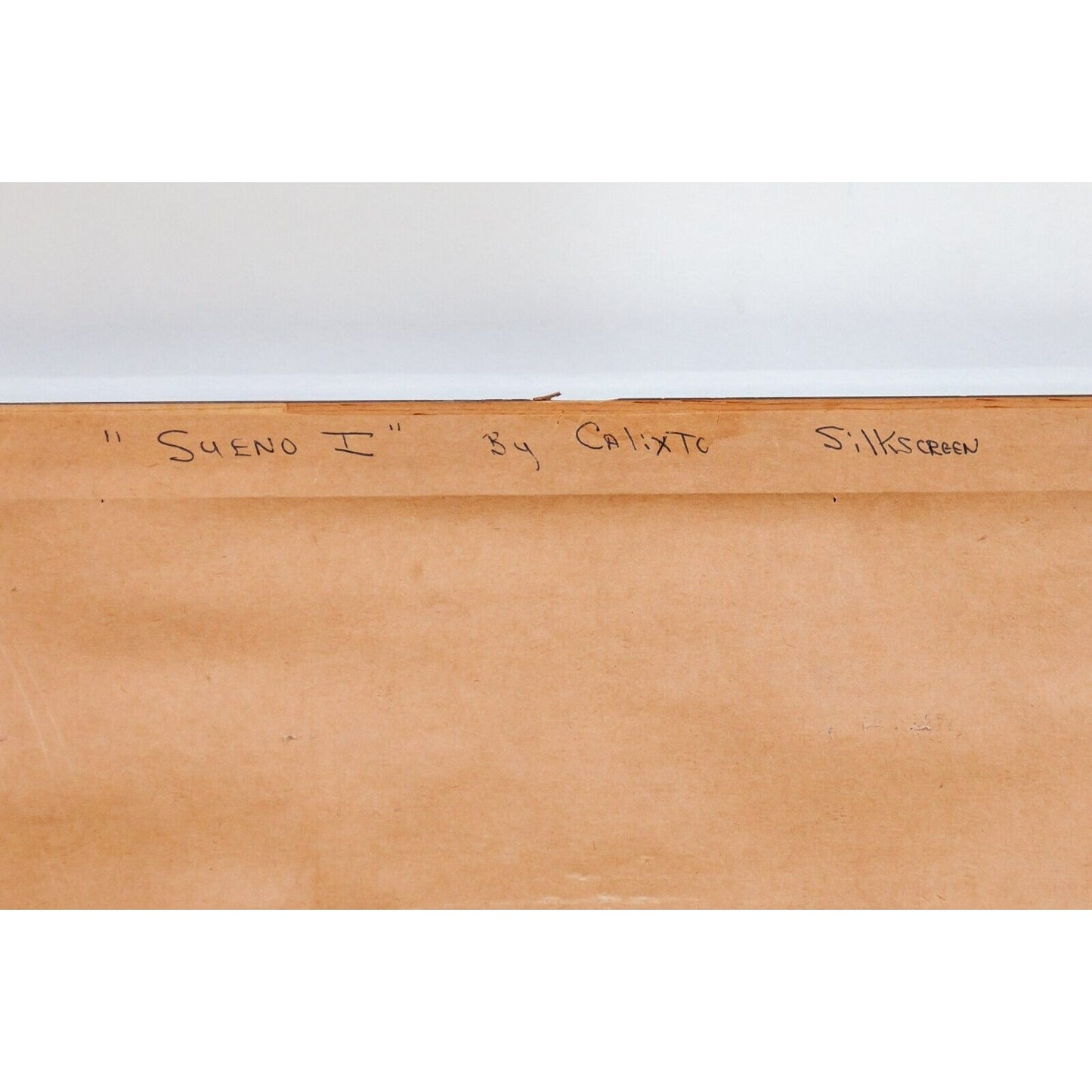 "Iluvia" by Calixto Robles Framed Silkscreen on Paper Signed LE 3/20