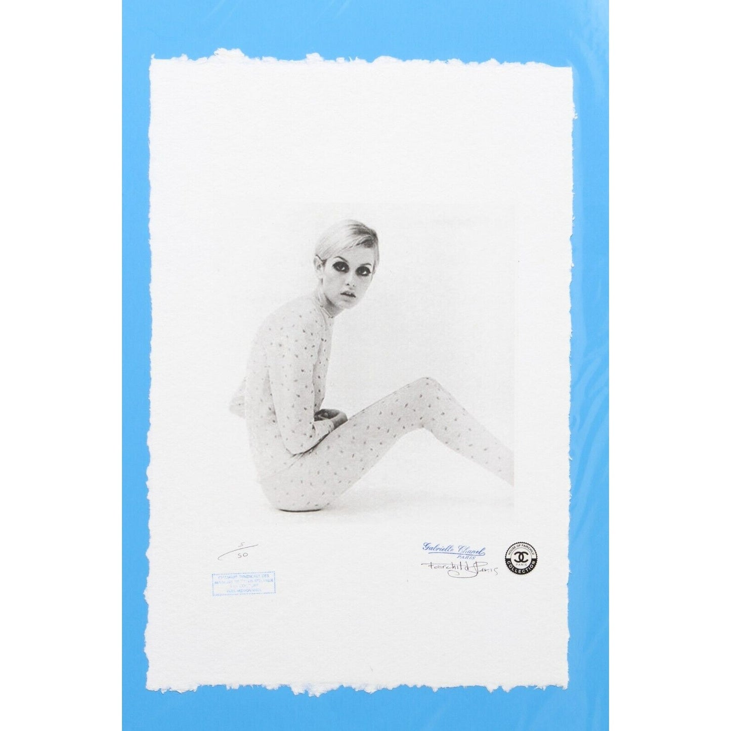 Chanel Twiggy Print By Fairchild Paris LE 5/50