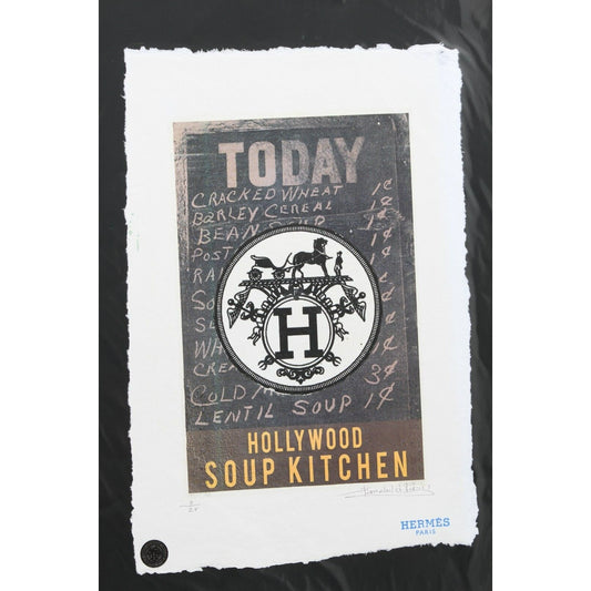 Hollywood Soup Kitchen Print By Fairchild Paris LE 11/25