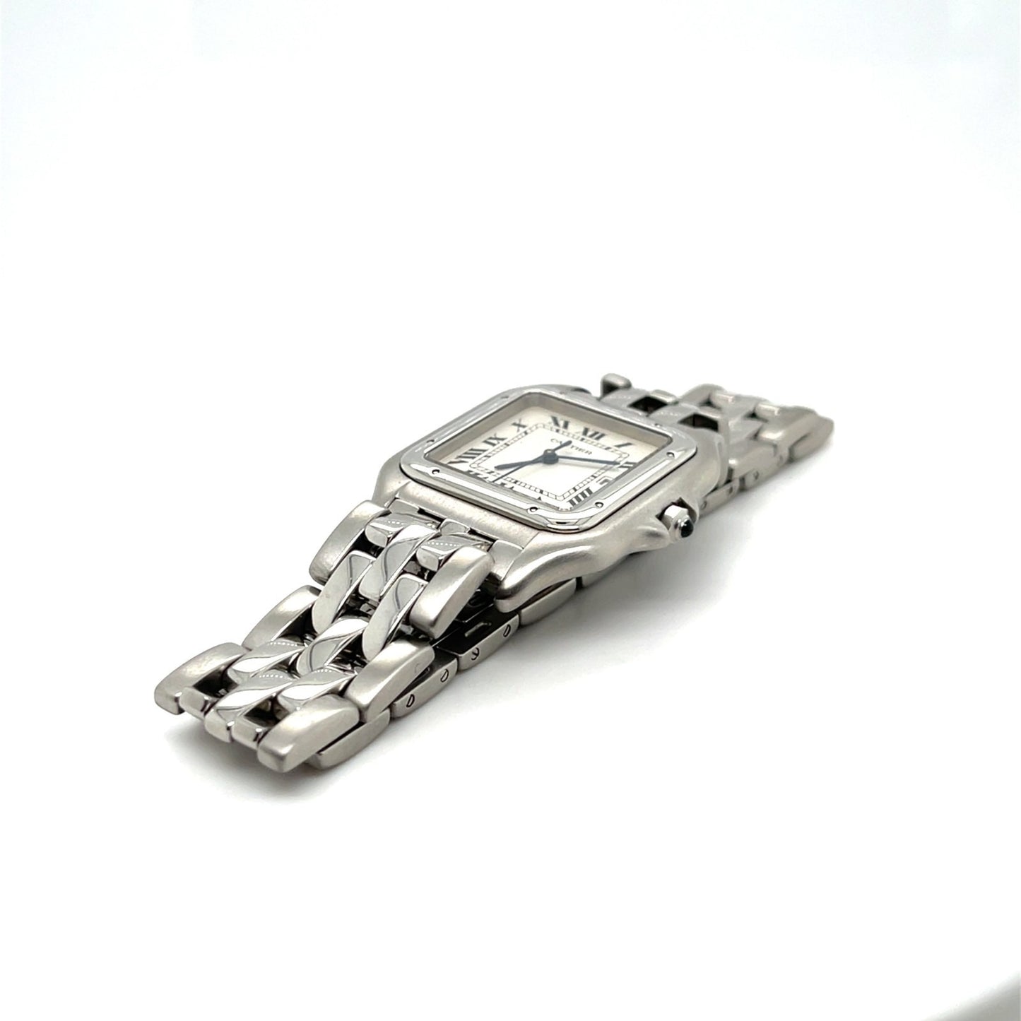 Cartier Stainless Steel Jumbo Panthère Men's Quartz Watch w/ Box and Papers 1300