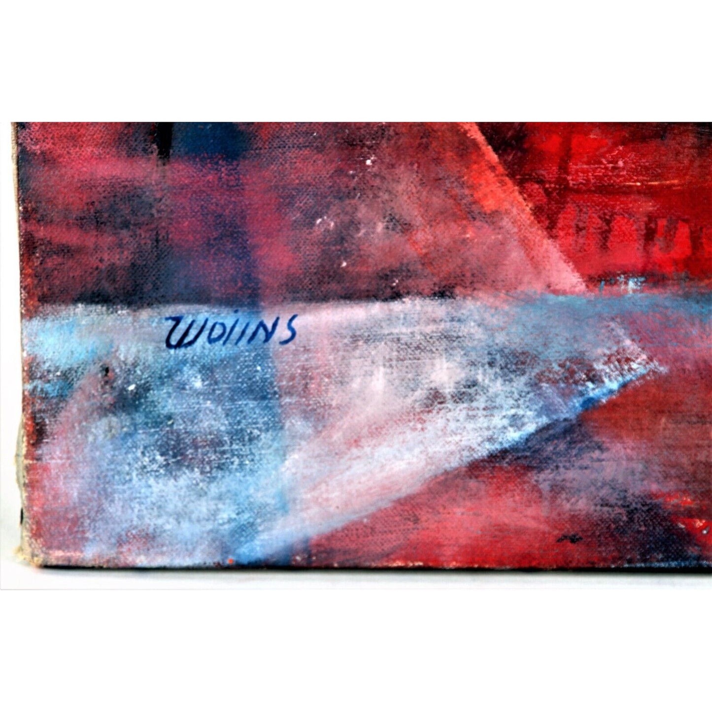 Joseph Wolins: "Dance of the Hassidim" - Oil Painting on Canvas Signed 1962