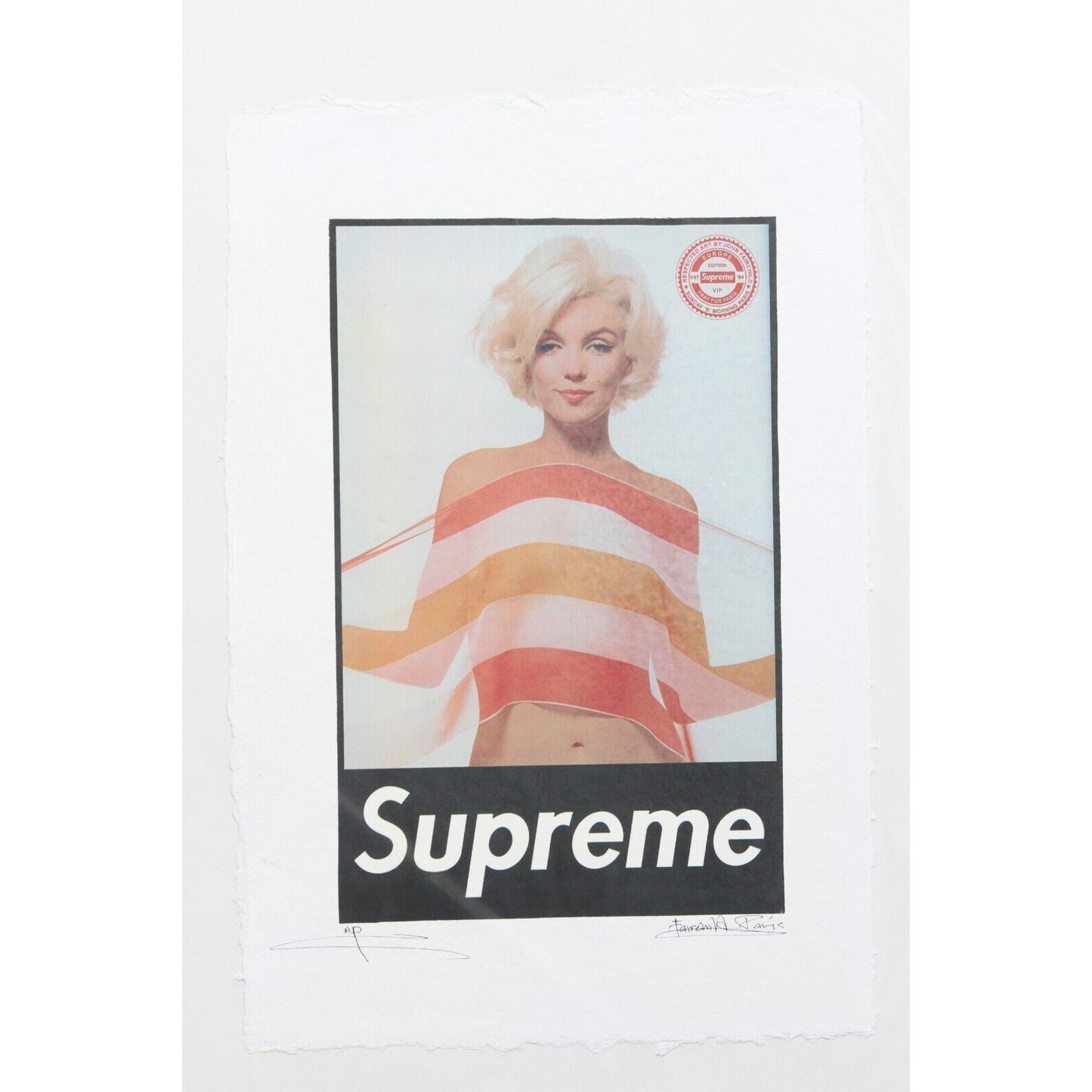 Supreme Marilyn Monroe Print By Fairchild Paris AP